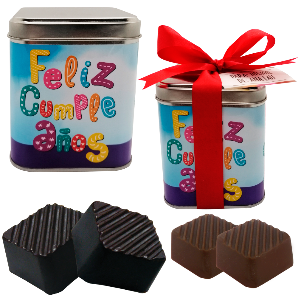 Cajas de Regalo ⭐ Cajas Metálicas - Chocolates y Sabores